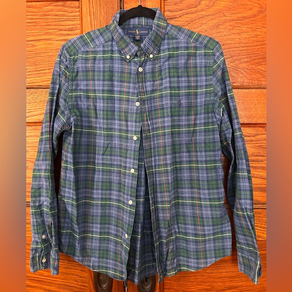 Ralph Lauren boys’ XL (18/20) plaid shirt